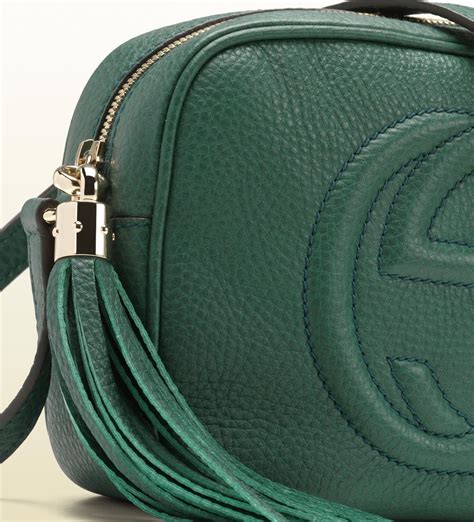 gucci disco bag green|Gucci bag with snake buckle.